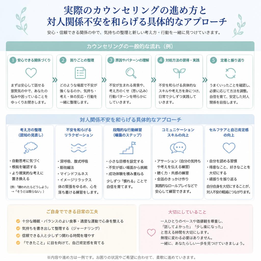カウンセリングを通じた対人関係の改善