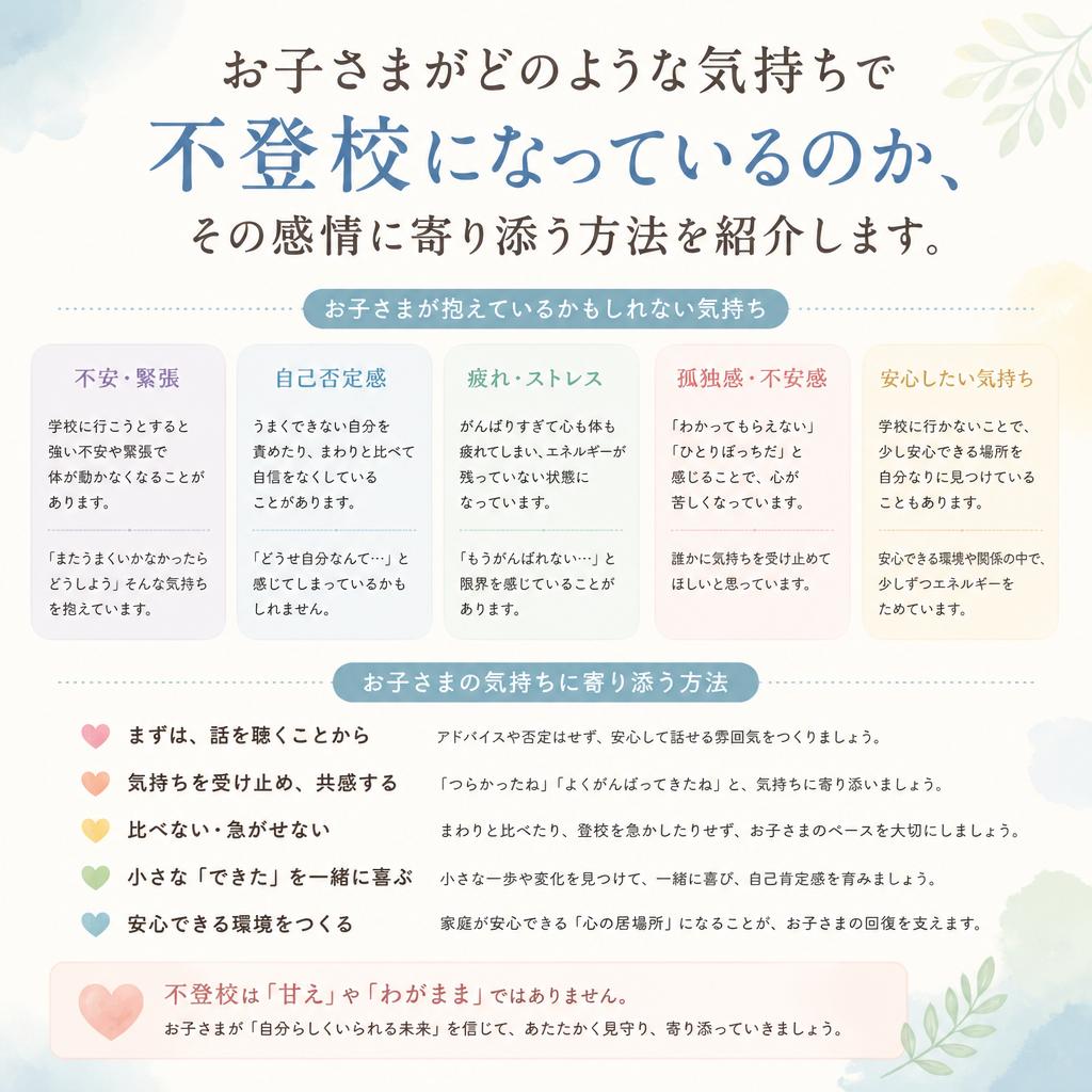 お子さまの気持ちに寄り添う
