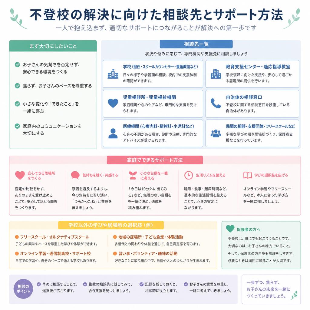 適切なサポートを選ぼう