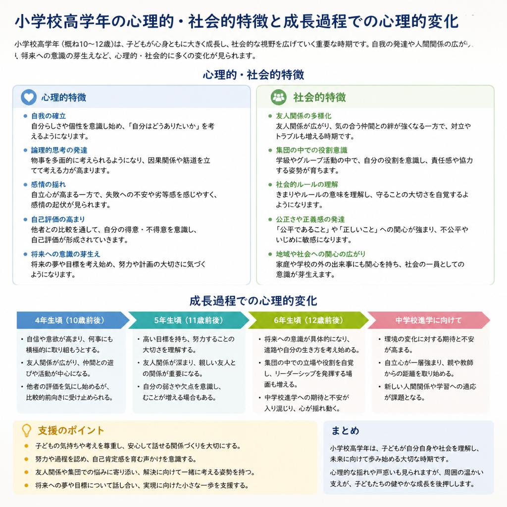 小学校高学年の特徴